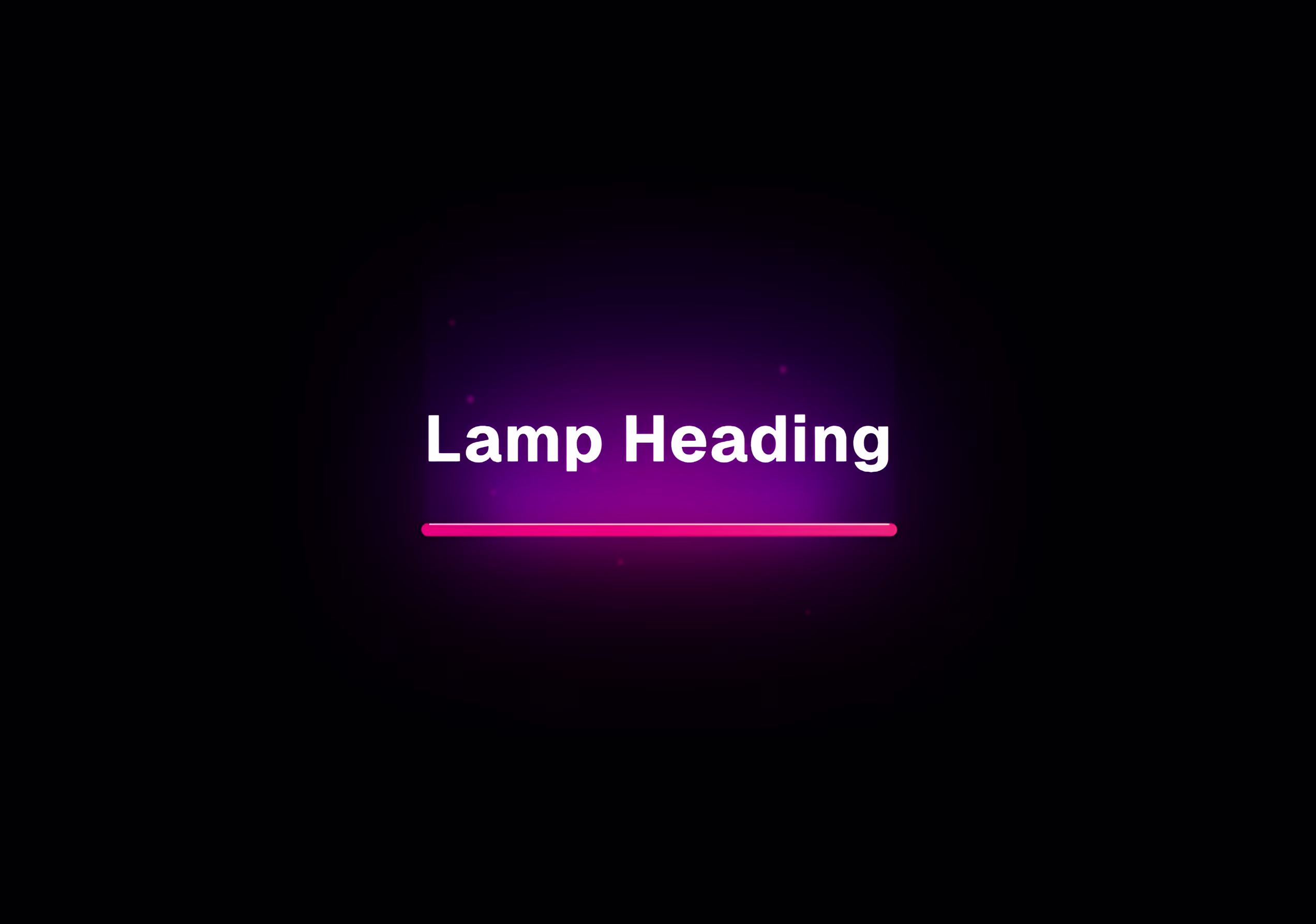Lamp Heading